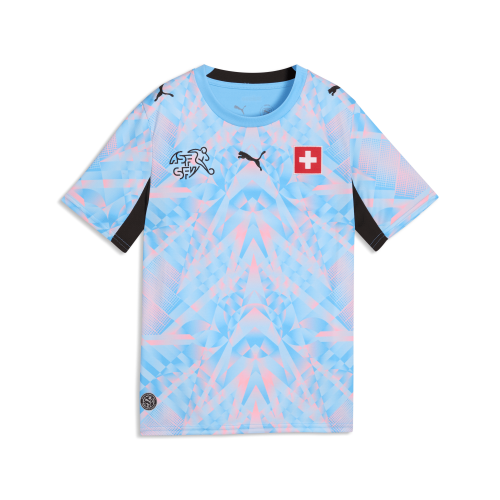 Preview: Switzerland Goalkeeper Children Jersey WC Blue - 2026